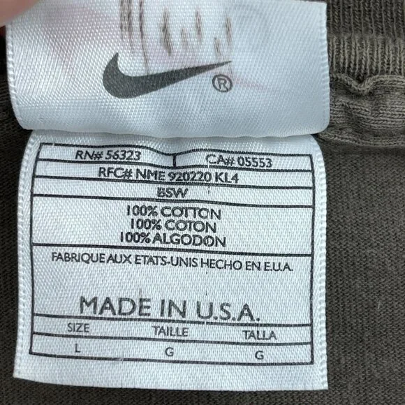 Nike ACG Vintage Dog Your Last Trick Graphic Cut Off Tee USA Made Brown - Picture 10 of 11